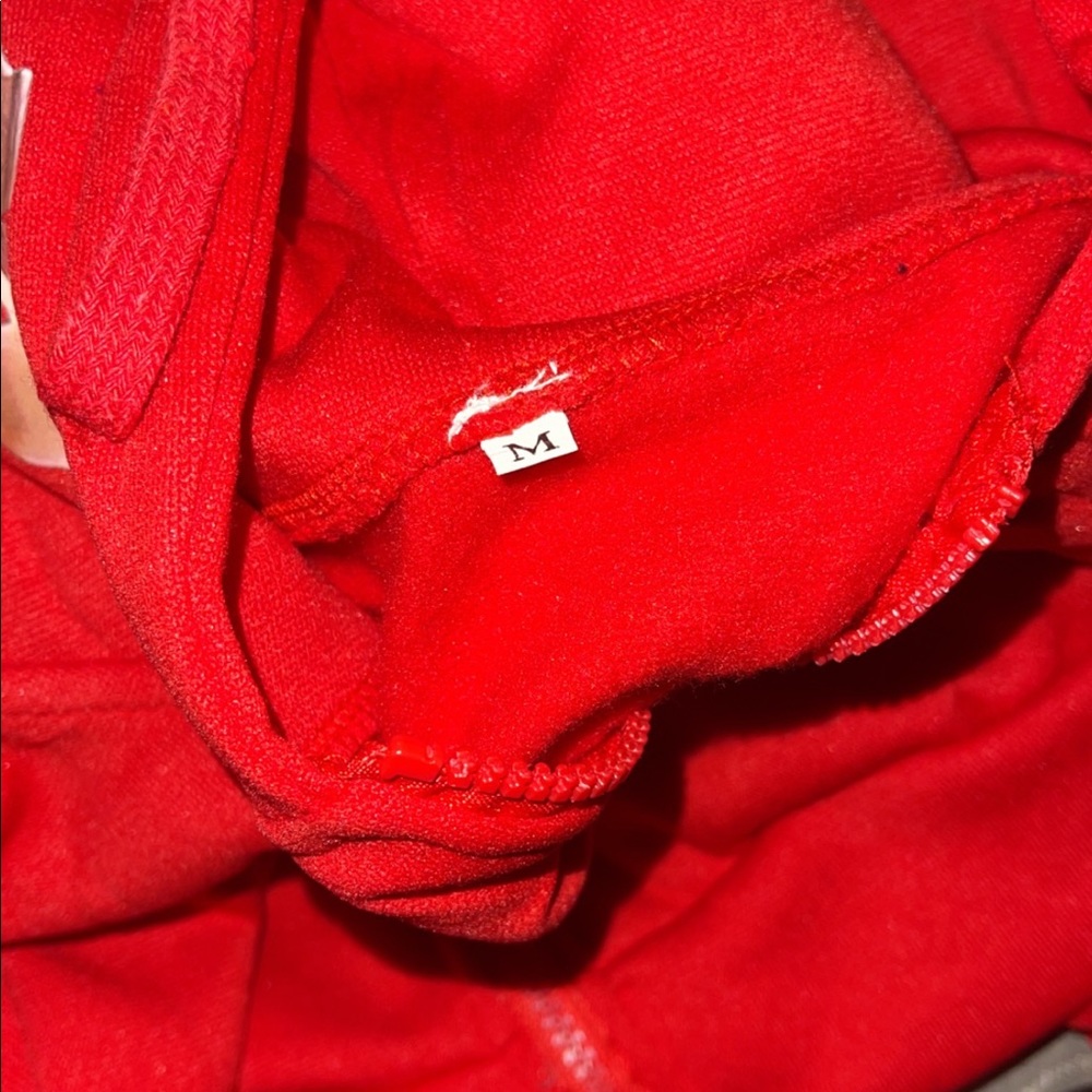 rich lover hoodie red size medium never worn